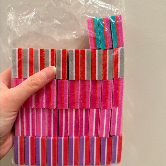 43 Mini Nail Buffer Blocks – Multi-Color Nail File Buffers (Bulk Lot) - Picture 4 of 5